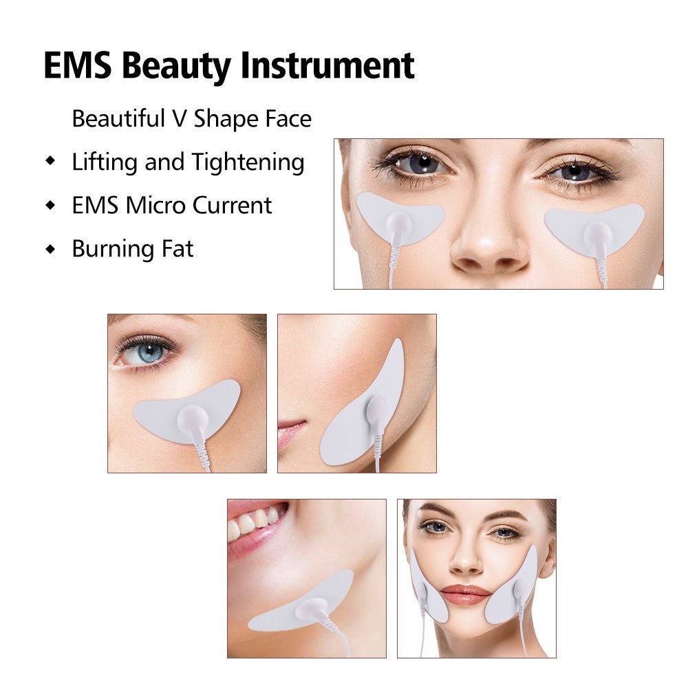 1 Set Tiny EMS Face Massage ABS Electronic Muscle - Signé LàLà