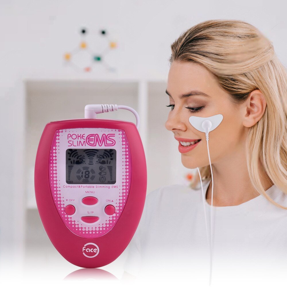 1 Set Tiny EMS Face Massage ABS Electronic Muscle - Signé LàLà