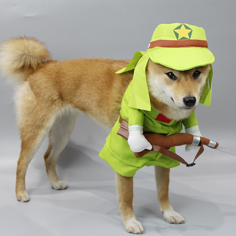 Funny Shiba Inu dog Xiao Baga transformation costume Halloween Baga transformation cat Tik Tok pet funny clothes