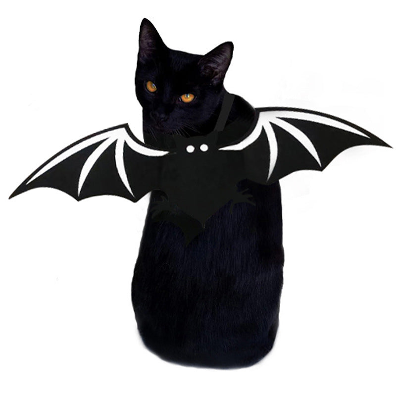 Halloween Pet Bat Wings Cat Dog Decoration Supplies Creative Holiday Funny Costume