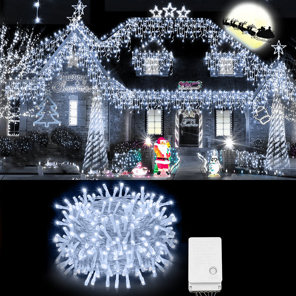 Halloween Christmas Lights Outdoor Decorations 100 LED 33Ft 8 Modes