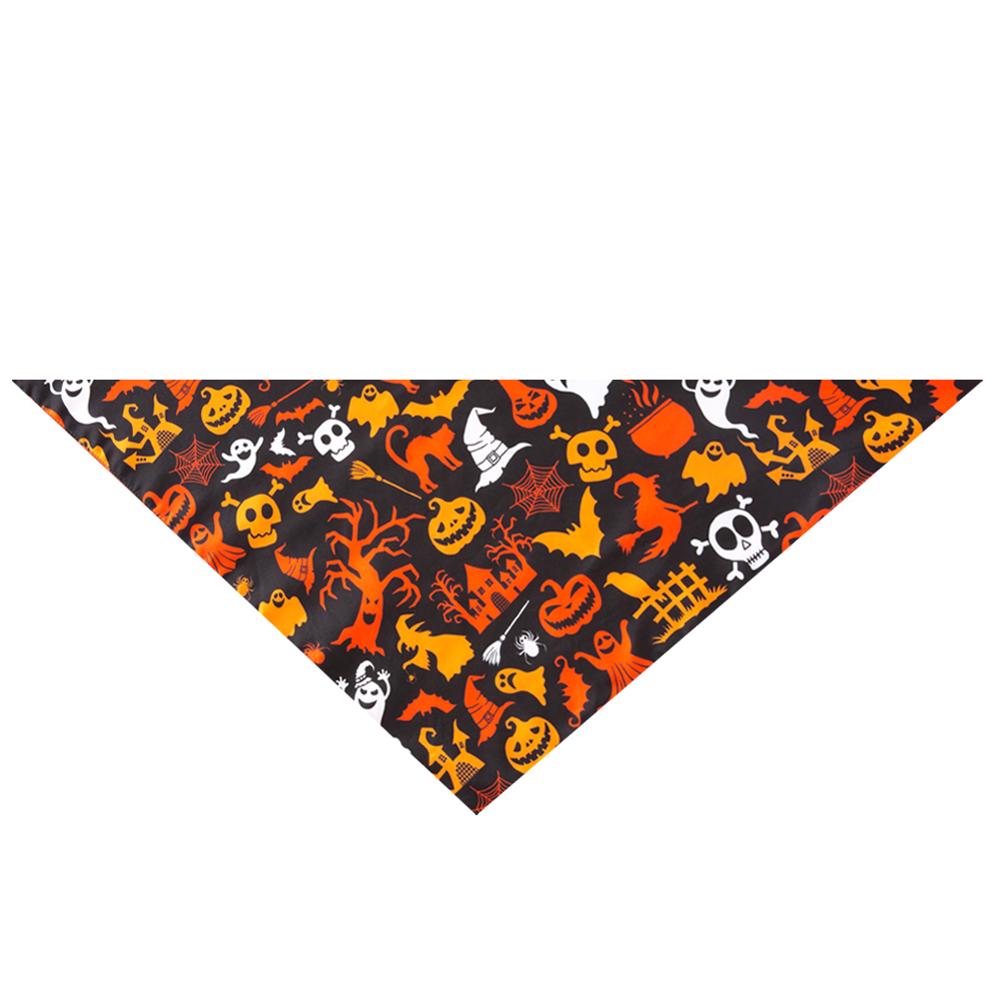 Christmas Pet Dog Bandana Small Large Dog Bibs Towel Scarf Halloween Pumpkin Printing Puppy Pet Grooming Costume Accessories