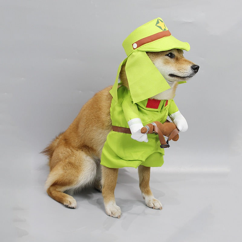 Funny Shiba Inu dog Xiao Baga transformation costume Halloween Baga transformation cat Tik Tok pet funny clothes