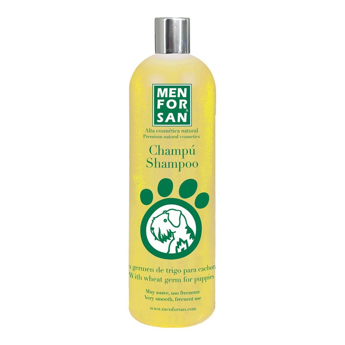 Pet shampoo Menforsan 1 L Dog Puppies Wheatgerm