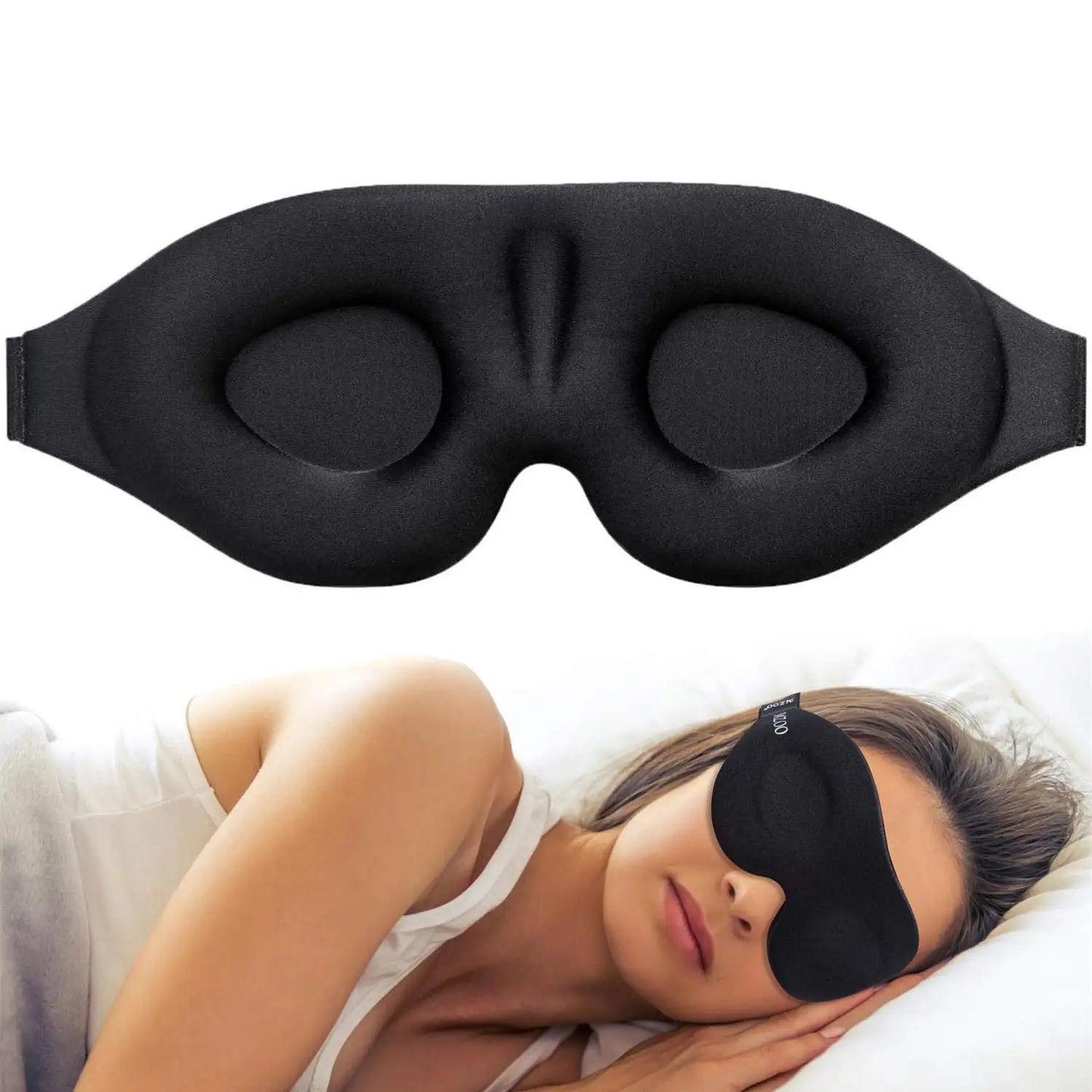 3D Contoured Eye Mask for Sleeping