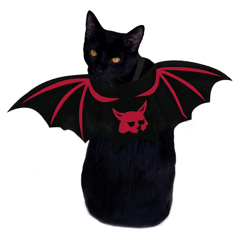 Halloween Pet Bat Wings Cat Dog Decoration Supplies Creative Holiday Funny Costume 