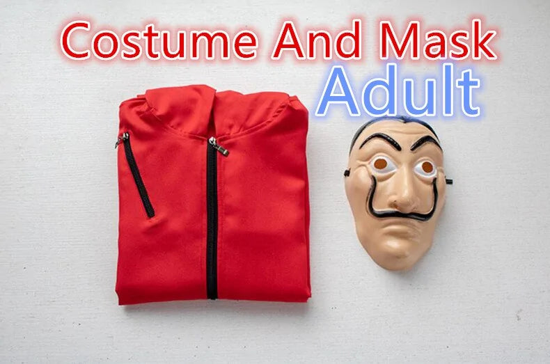 The House of Paper Halloween Costume &amp; Face Mask