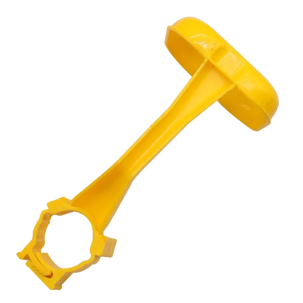 Poultry Feeding Chicken Nipple Fitting Yellow Plastic Cups Pick Poultry Drinking Water Equipment 25mm Pipe Diameter