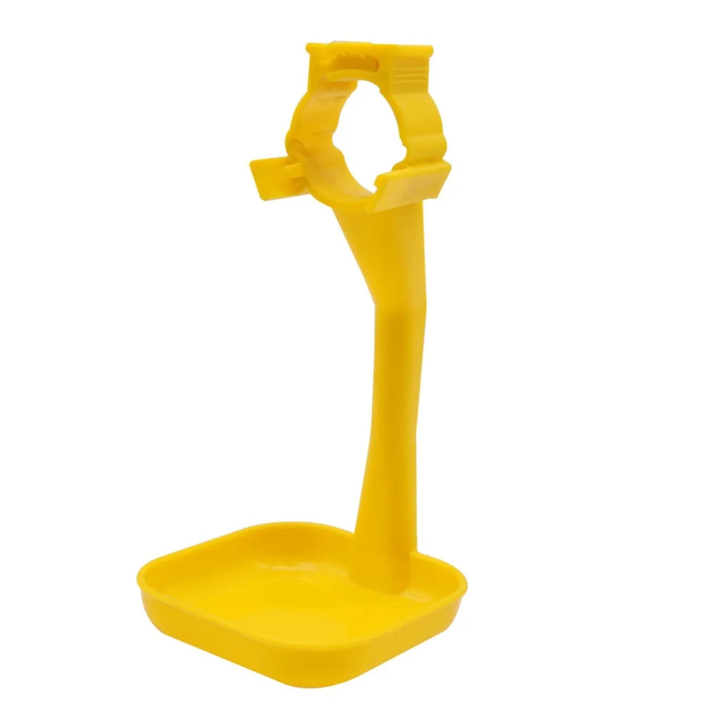 Poultry Feeding Chicken Nipple Fitting Yellow Plastic Cups Pick Poultry Drinking Water Equipment 25mm Pipe Diameter