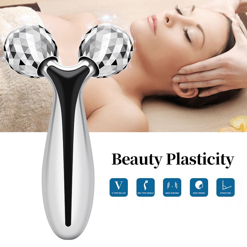 3D Roller Massager Portable Facial Body Massage Lifting Slimming 