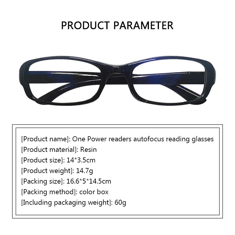 Auto-Focus Reading Glasses: High-Quality Men's & Women's