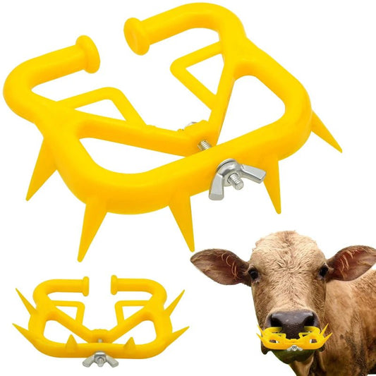 10 Pcs Plastic Durable Cattle Nose Rings Cow Weaner Anti Sucking Milking Stop Kit Calf Weaner Calf Nose Ring Farm Products - Signé LàLà