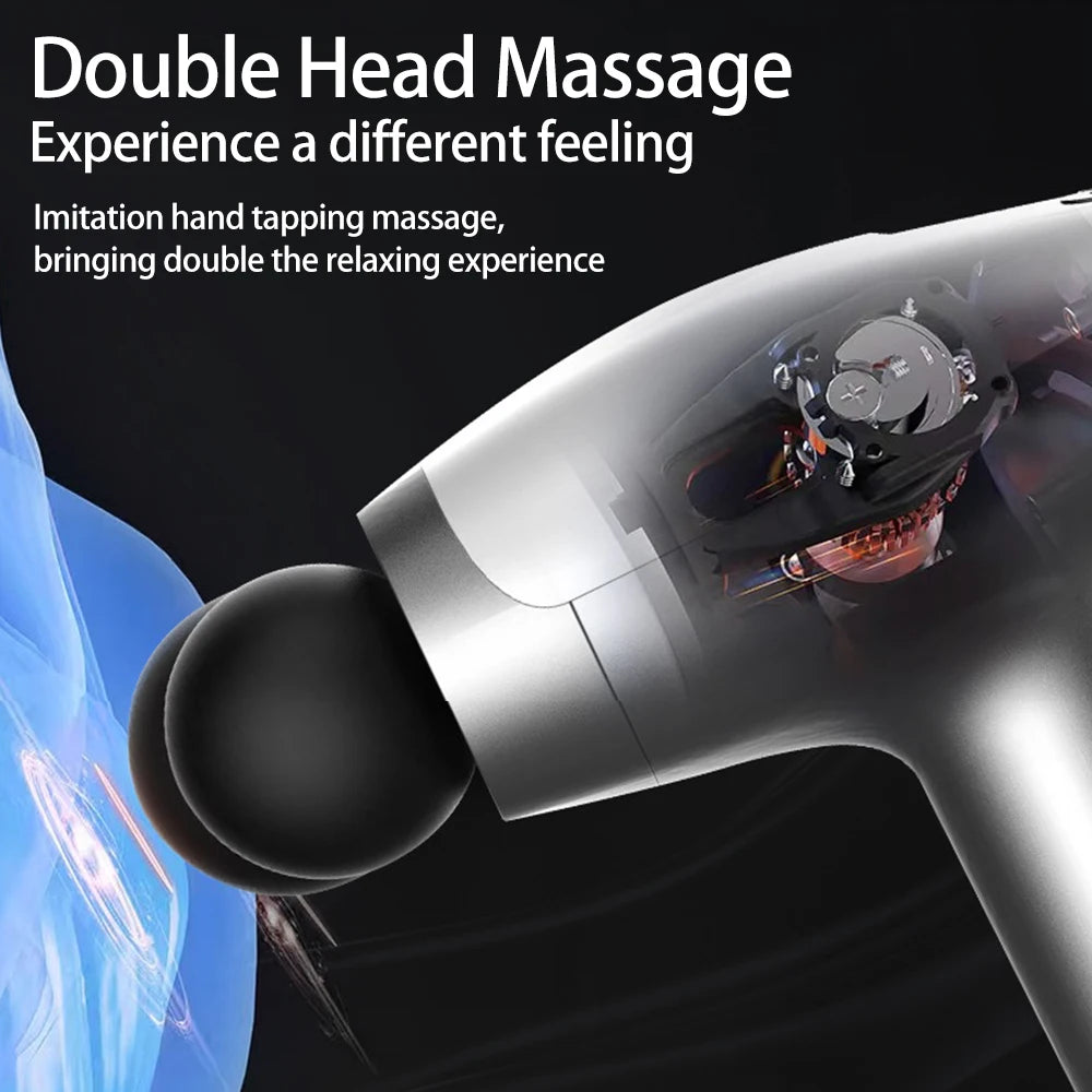 Muscle Massage Gun Protable Body Massager Deep Handheld Percussion 