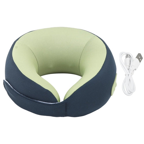 Back Neck Pillow Massager Portable Ergonomic Hot Compress Memory 