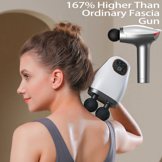 Muscle Massage Gun Protable Body Massager Deep Handheld Percussion 