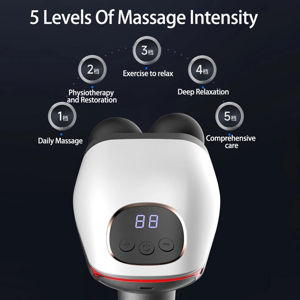 Muscle Massage Gun Protable Body Massager Deep Handheld Percussion 