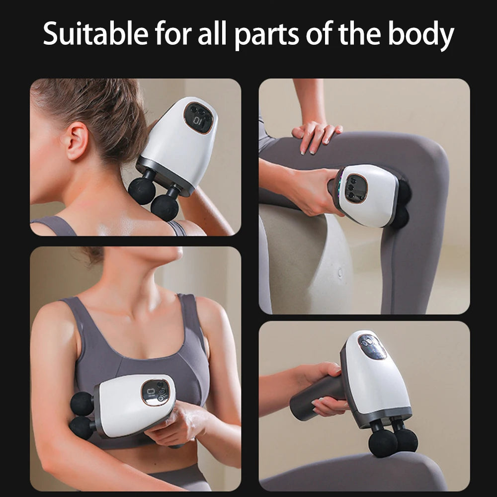 Muscle Massage Gun Protable Body Massager Deep Handheld Percussion 