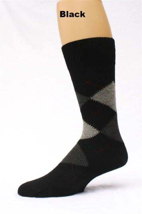 Alpaca Argyle Socks