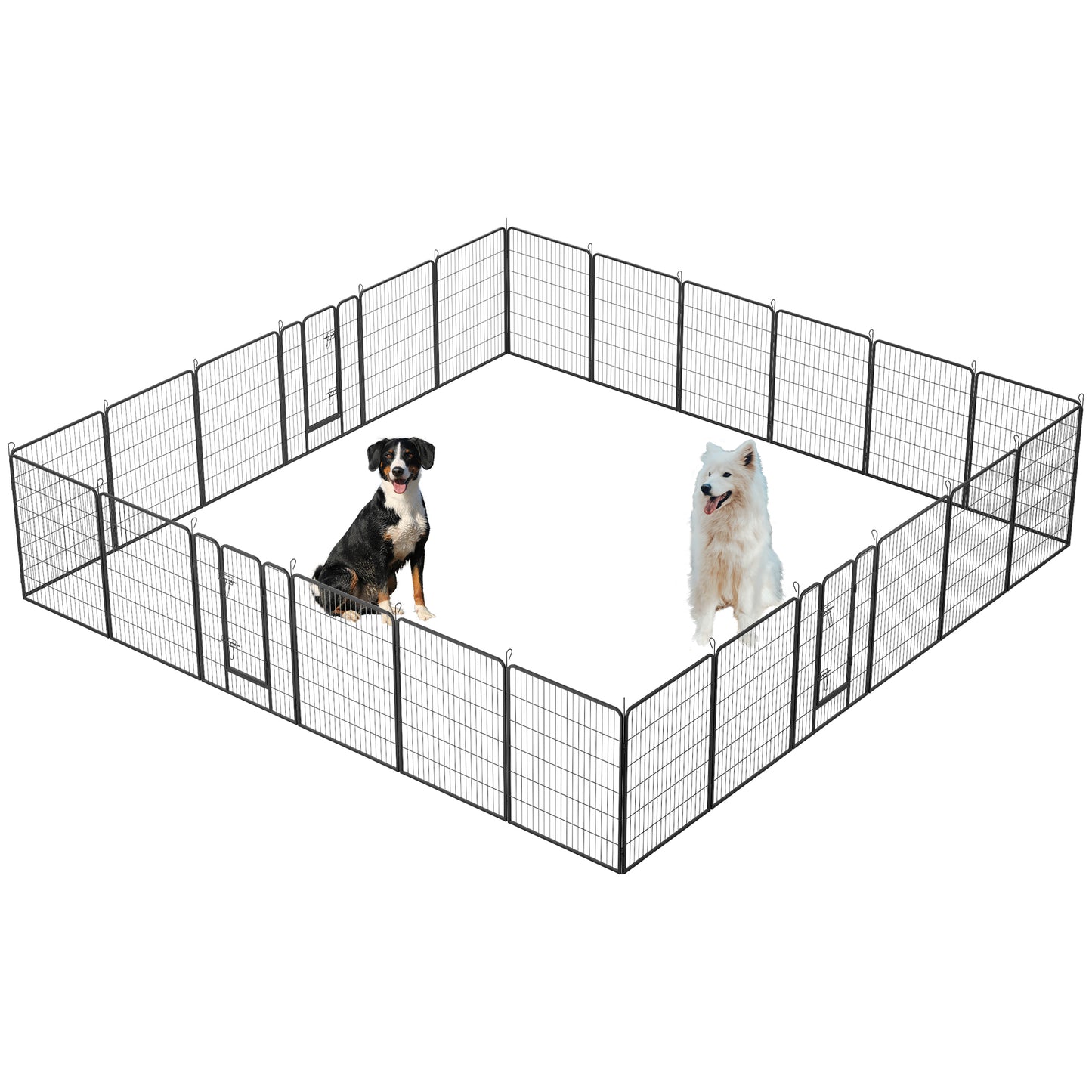 Dog Playpen Foldable 24 Panels Dog Pen 40" 