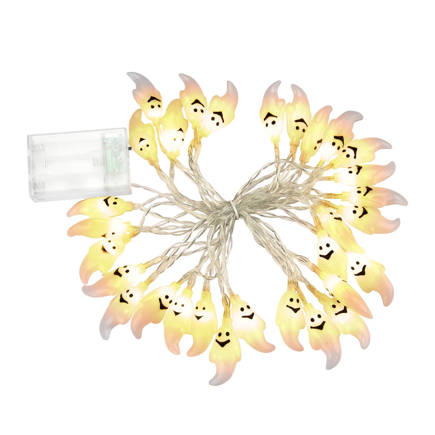 LED Ghost Halloween String Lights