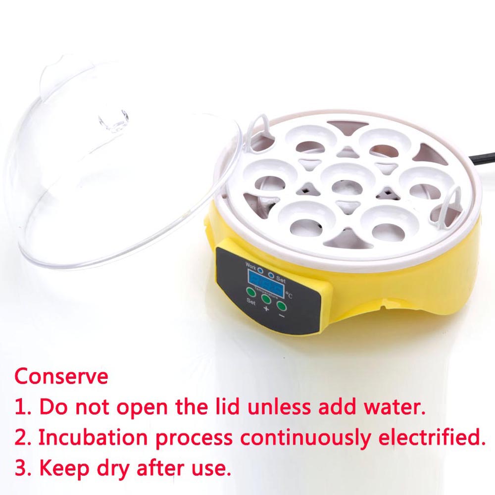 7-Egg Mini Practical Poultry Electric Incubator 