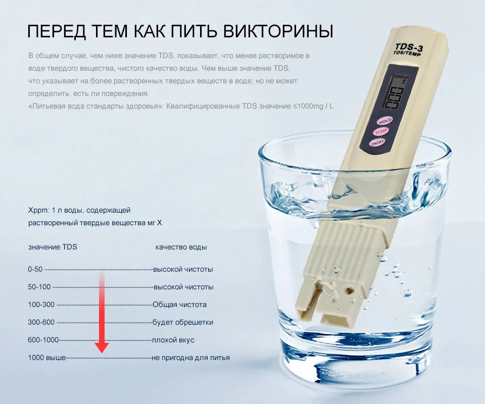 Digital Water Quality Testing Pen