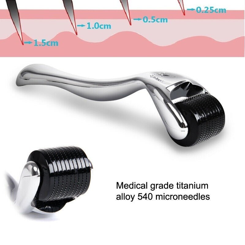 (540 Needles) Derma Micro Needle Titanium Roller for Acne Hair Loss - Signé LàLà